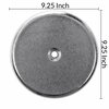 American Built Pro Clean-Out Cover Plate, 9-1/4 in. Diameter Plastic Flat Chrome (10-pk) 109FC P10